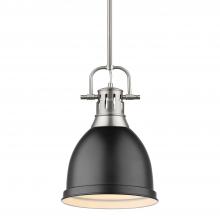  3604-S PW-BLK - Small Pendant with Rod